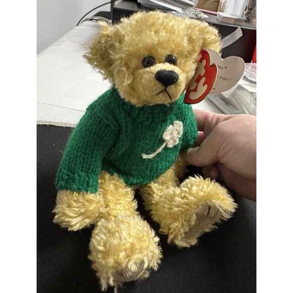 TY The Attic Treasures Collection Blarney Irish Bear NEW Kiss Me I'm Irish - Picture 2 of 7